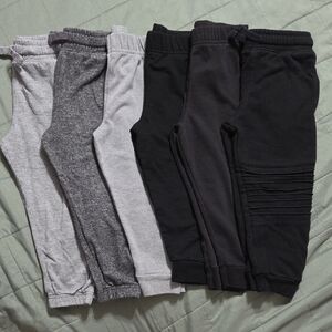 Garanimals Kids' Black and Gray Jogger Set